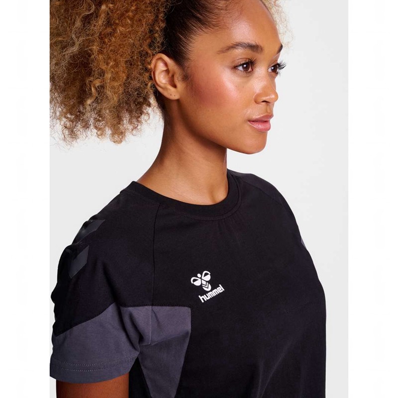Dámské Tričko Hummel Travel S/S Černé | 806791-281