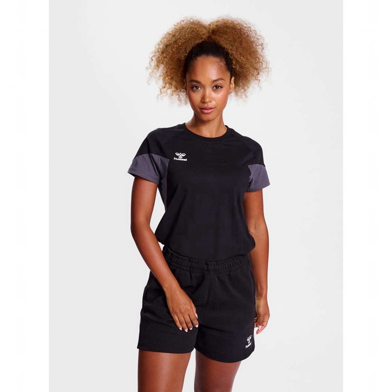 Dámské Tričko Hummel Travel S/S Černé | 806791-281