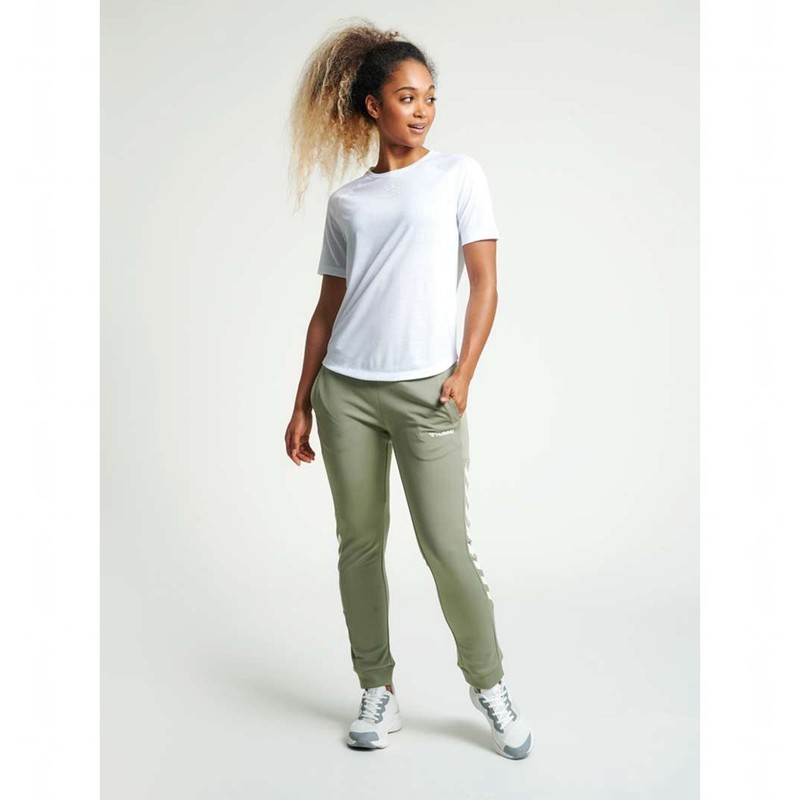 Dámské Tričko Hummel Vanja S/S Bílé | 284203-559