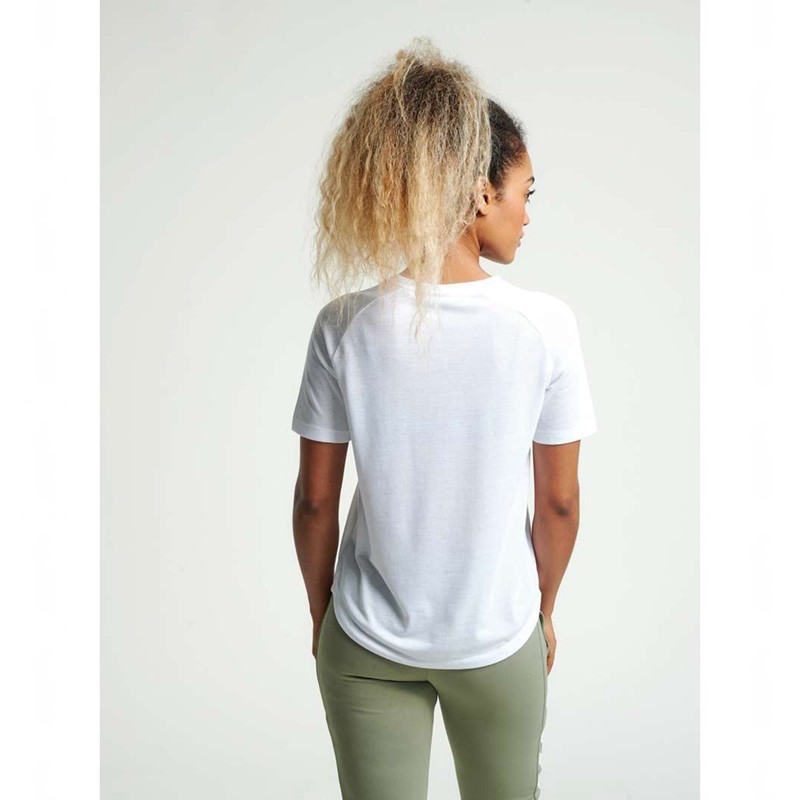 Dámské Tričko Hummel Vanja S/S Bílé | 284203-559