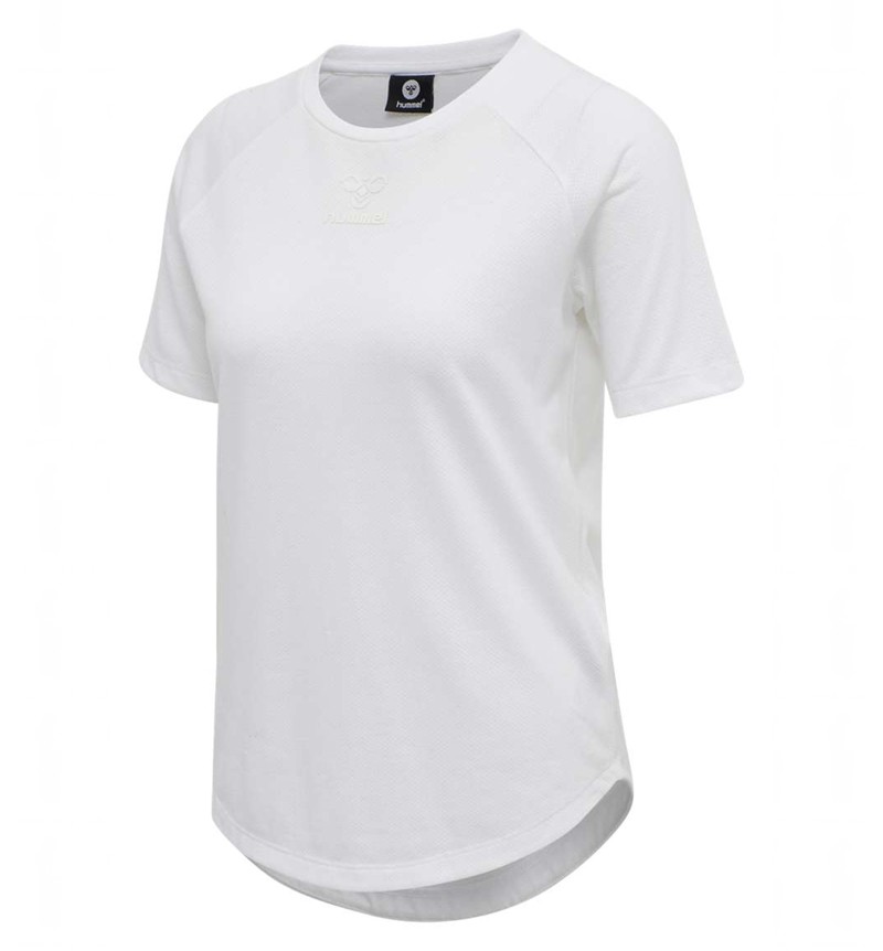 Dámské Tričko Hummel Vanja S/S Bílé | 284203-559