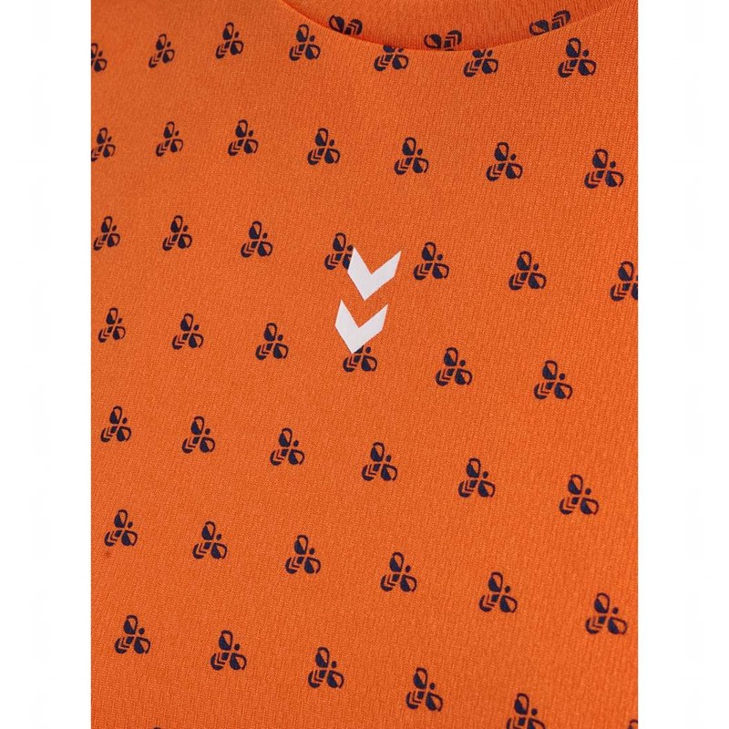 Dámské Základní Vrstva Hummel Fast Workout W S/S Oranžové | 110172-075