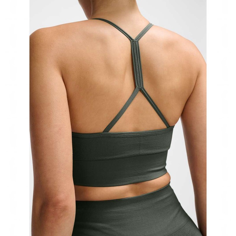 Dámské Šaty Hummel Tiffy Seamless Top Zelene | 426669-970