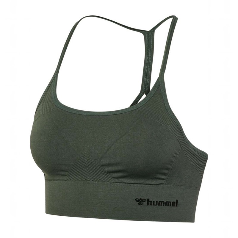 Dámské Šaty Hummel Tiffy Seamless Top Zelene | 426669-970