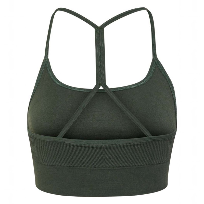 Dámské Šaty Hummel Tiffy Seamless Top Zelene | 426669-970