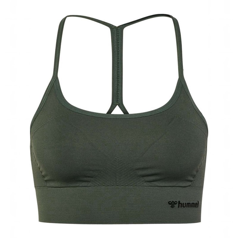 Dámské Šaty Hummel Tiffy Seamless Top Zelene | 426669-970