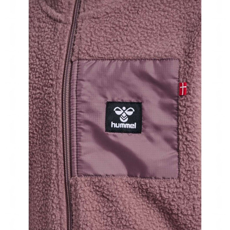 Dětské Bundy Hummel Atlas Fleece Zip Růžové | 121298-590