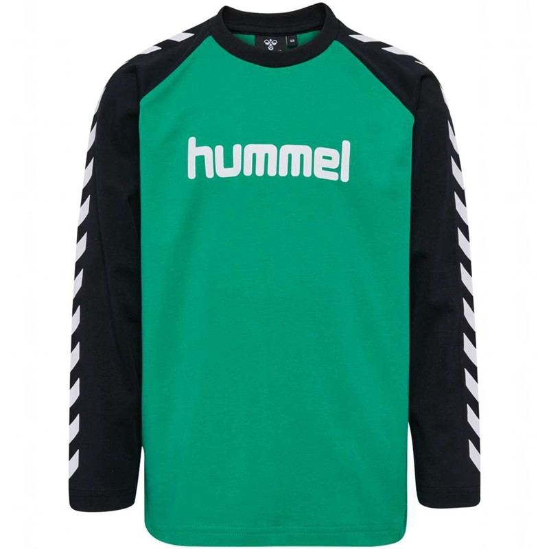 Dětské Bundy Hummel Boys L/S Zelene | 486511-898