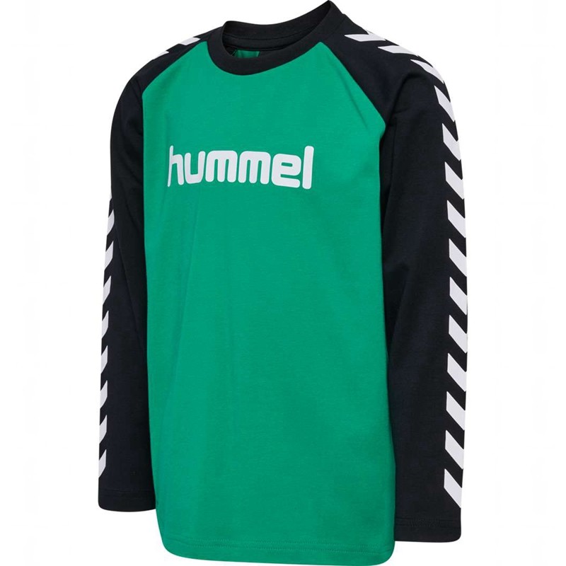 Dětské Bundy Hummel Boys L/S Zelene | 486511-898