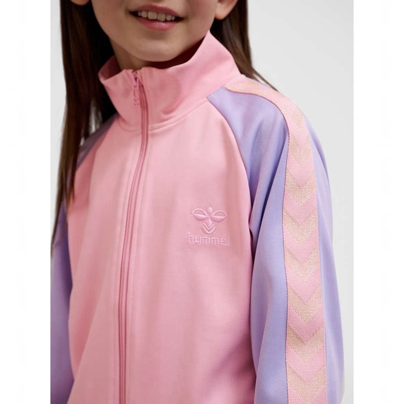 Dětské Bundy Hummel Daily Zip Růžové | 377418-790