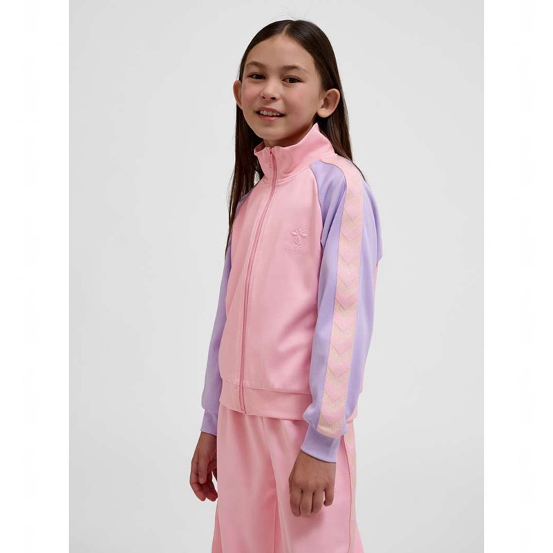 Dětské Bundy Hummel Daily Zip Růžové | 377418-790