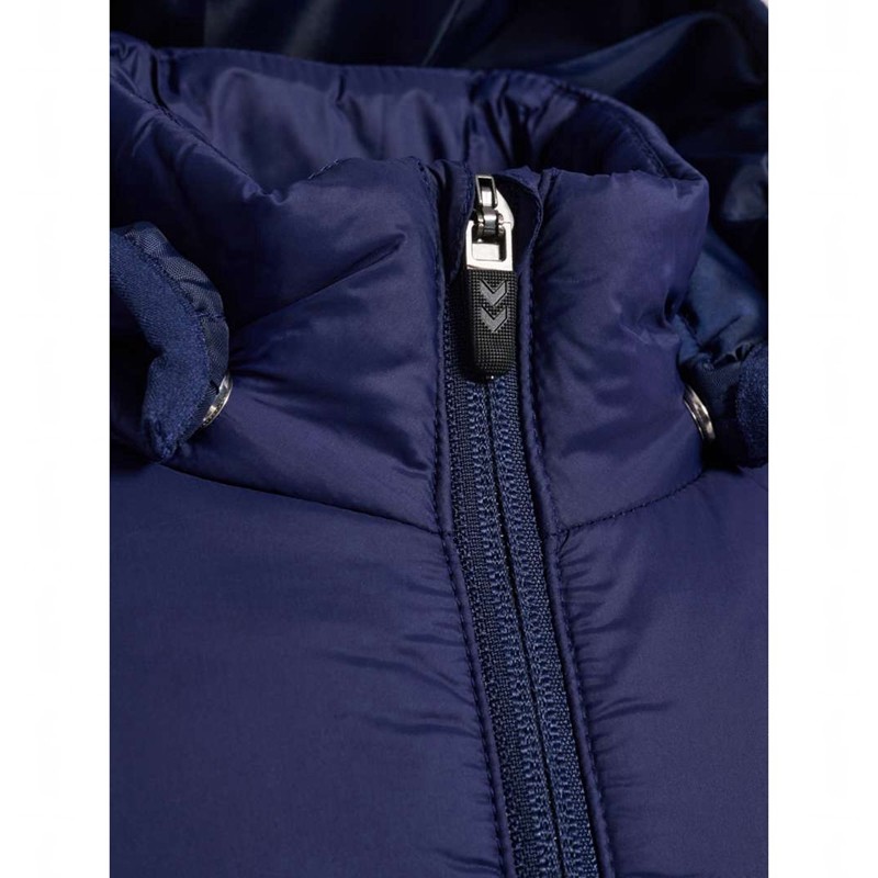 Dětské Bundy Hummel Go Quilted Hood Tmavě Blankyt | 085154-912