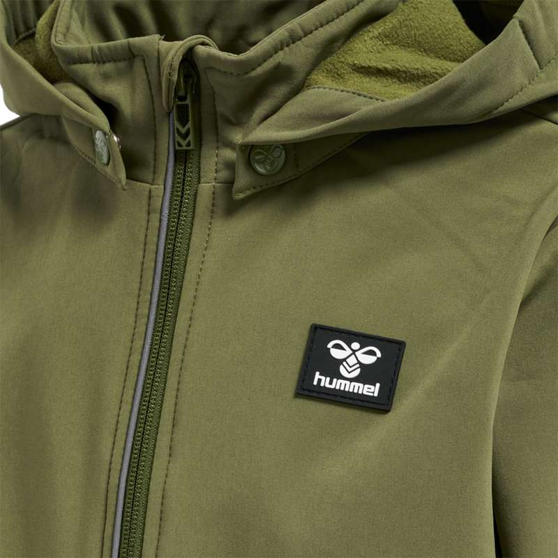Dětské Bundy Hummel Mars Softshell Olivy Zelené | 782332-991
