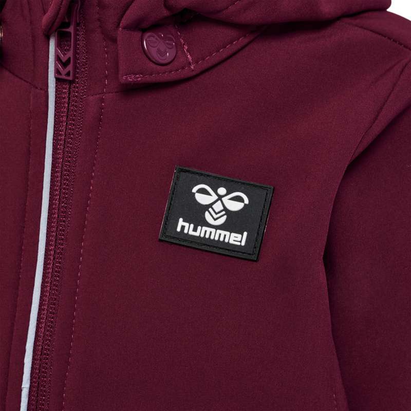 Dětské Bundy Hummel Mars Tex Mini Softshell Vínové | 550856-412