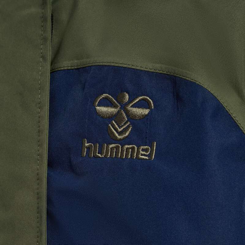 Dětské Bundy Hummel Monsun Tex Shell Olivy Zelené | 694850-025