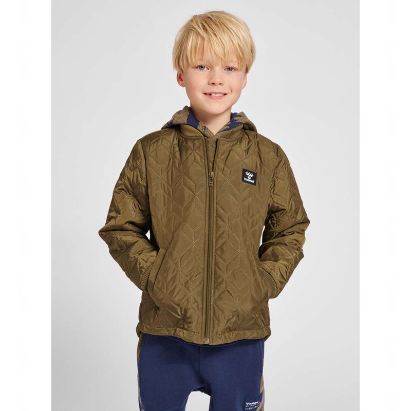 Dětské Bundy Hummel Mule Thermo Olivy Zelené | 966464-940