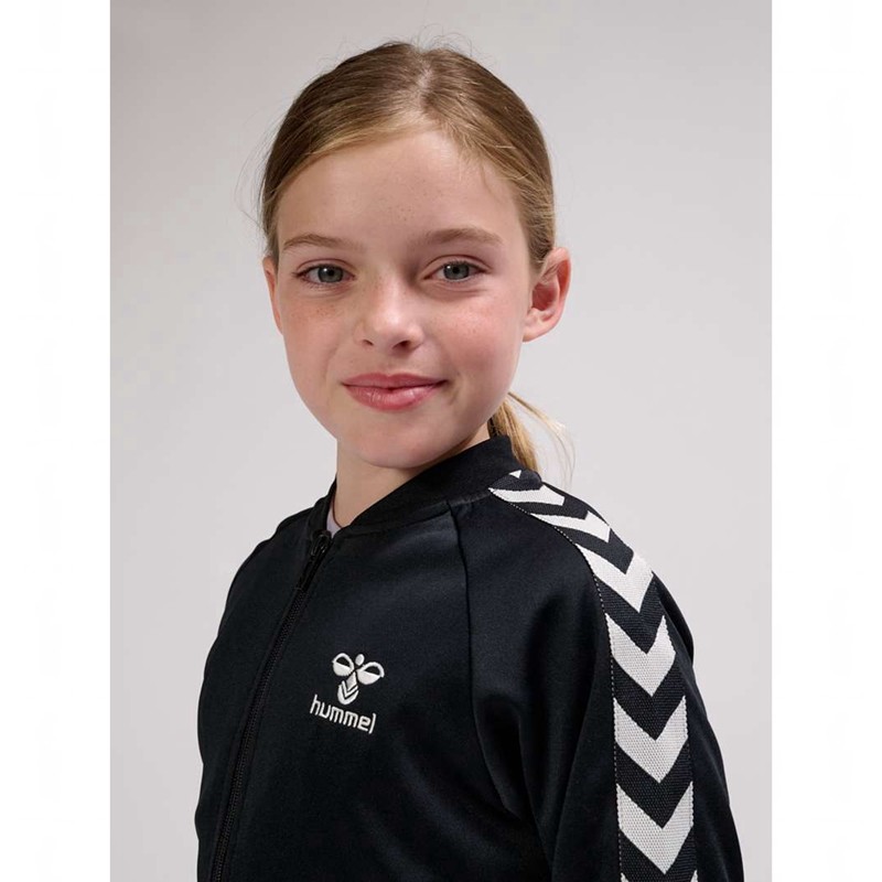 Dětské Bundy Hummel Newi Zip Černé | 678090-397