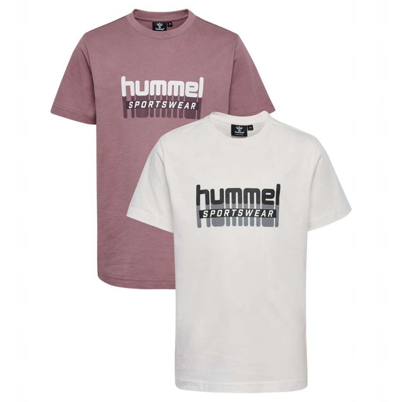 Dětské Bundy Hummel Tukas S/S 2-pack Bílé | 319136-654