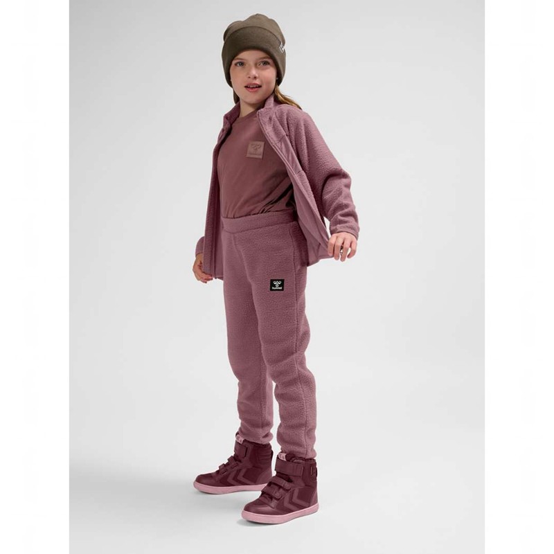 Dětské Kalhoty Hummel Atlas Fleece Růžové | 482206-487