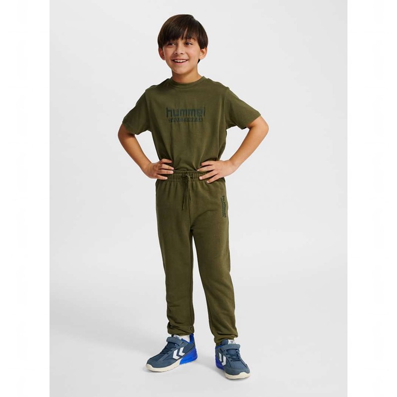 Dětské Kalhoty Hummel Jr Base Regular Zelene | 155596-667