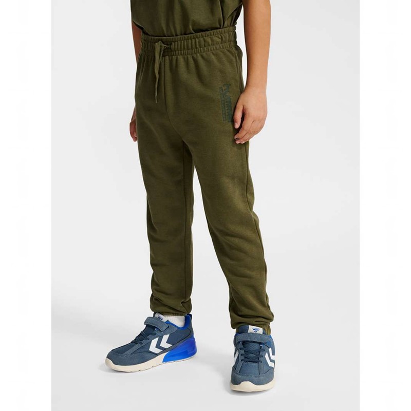 Dětské Kalhoty Hummel Jr Base Regular Zelene | 155596-667
