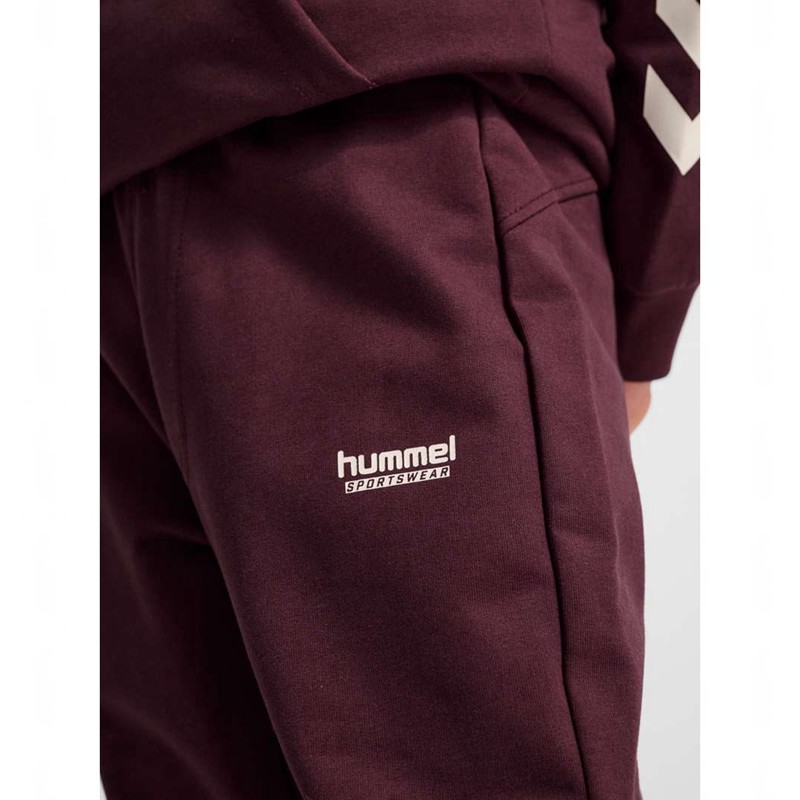 Dětské Kalhoty Hummel Jr Regular Adj Waist Vínové | 102510-095