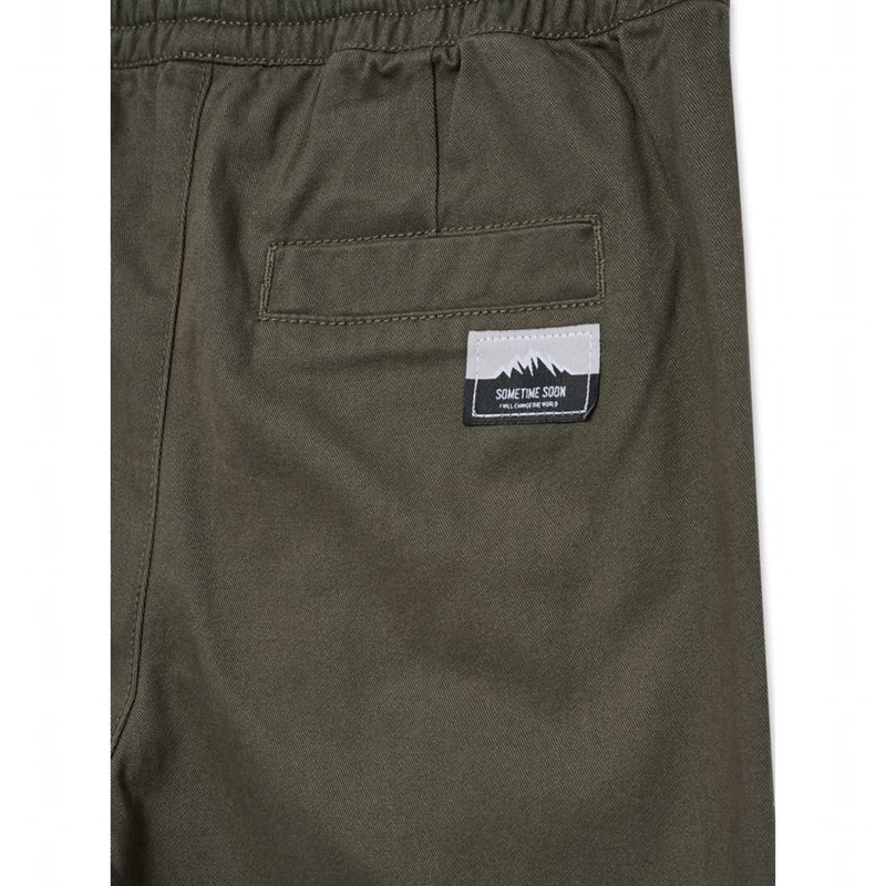 Dětské Kalhoty Hummel Stsark Olivy Zelené | 605913-115