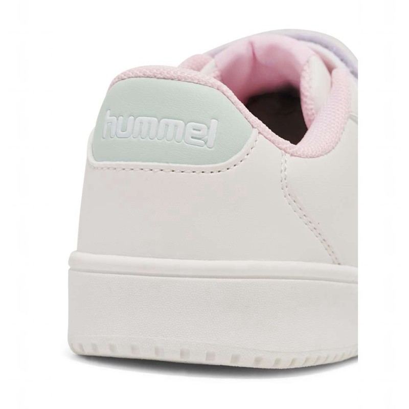 Dětské Kopačky Hummel Derby Court Jr Bílé | 519447-908