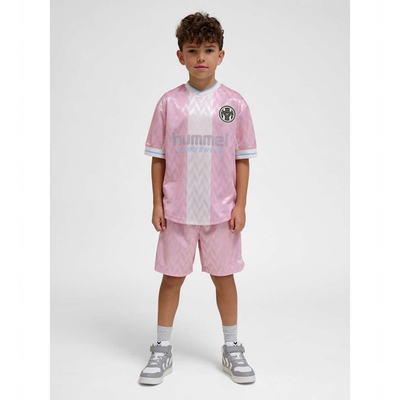 Dětské Kraťasy Hummel Jr Loose Fb Jersey S/S Růžové | 978281-273