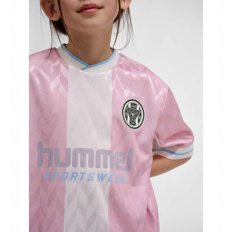 Dětské Kraťasy Hummel Jr Loose Fb Jersey S/S Růžové | 978281-273