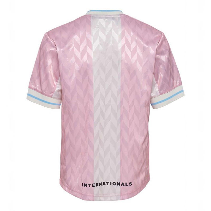 Dětské Kraťasy Hummel Jr Loose Fb Jersey S/S Růžové | 978281-273