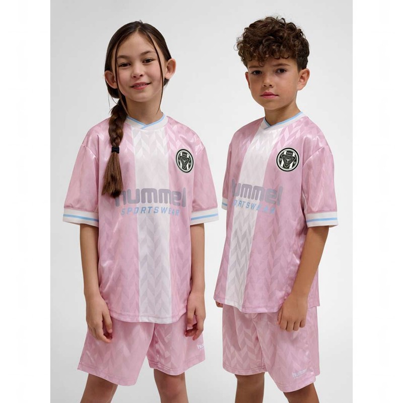 Dětské Kraťasy Hummel Jr Loose Fb Jersey S/S Růžové | 978281-273