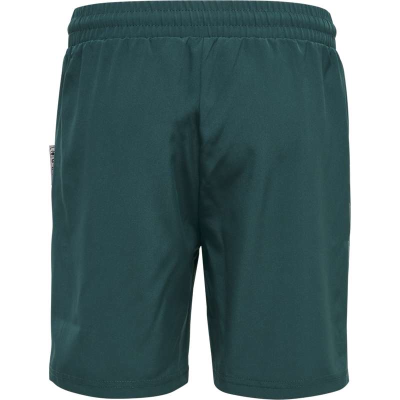 Dětské Kraťasy Hummel Move Grid Woven Zelene | 928183-409