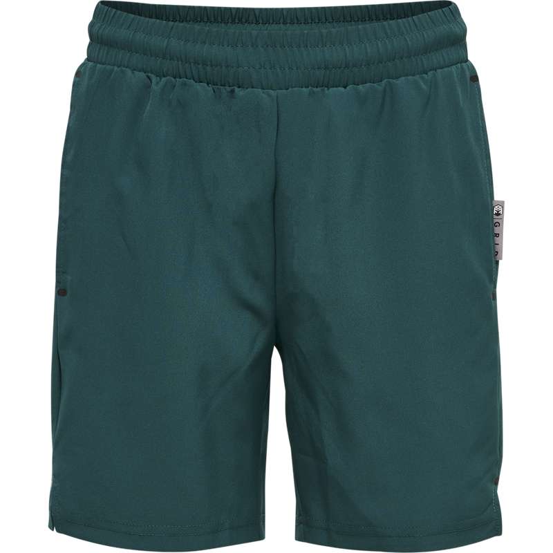 Dětské Kraťasy Hummel Move Grid Woven Zelene | 928183-409