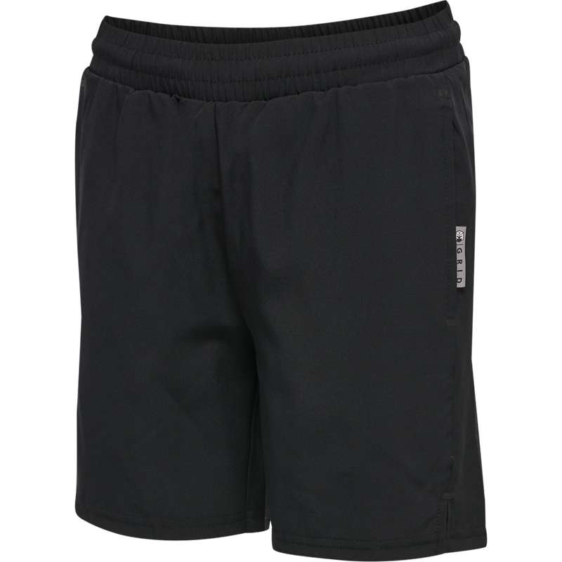 Dětské Kraťasy Hummel Move Grid Woven Černé | 005474-896