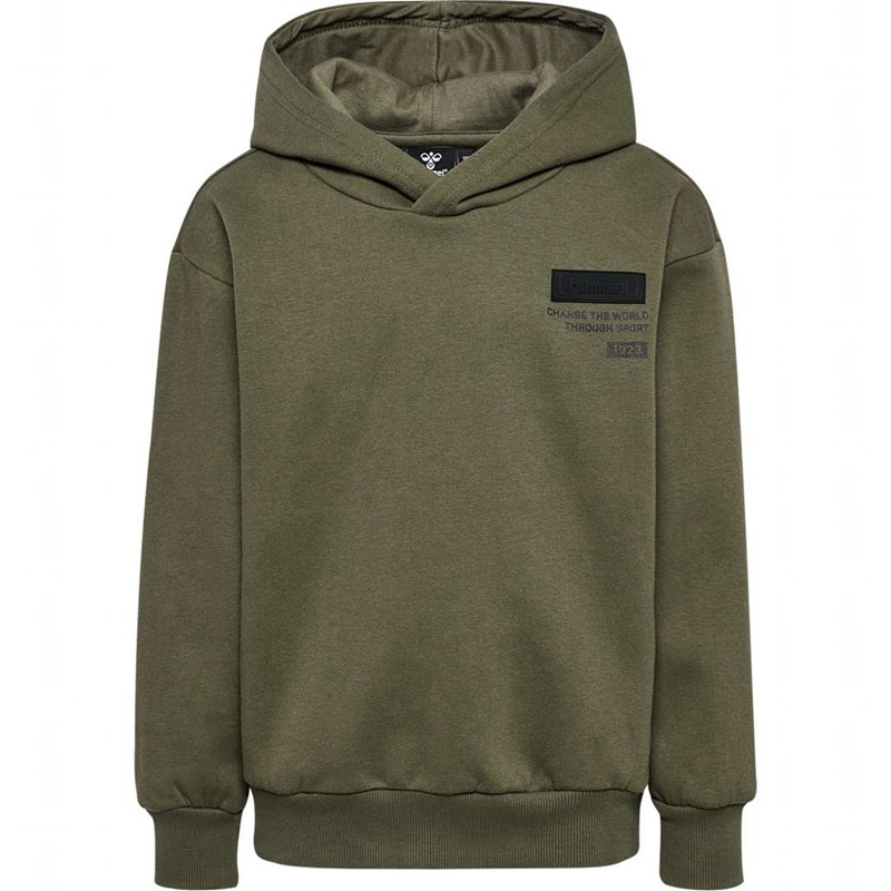 Dětské Mikina s Kapucí Hummel Archie Olivy Zelené | 401014-563