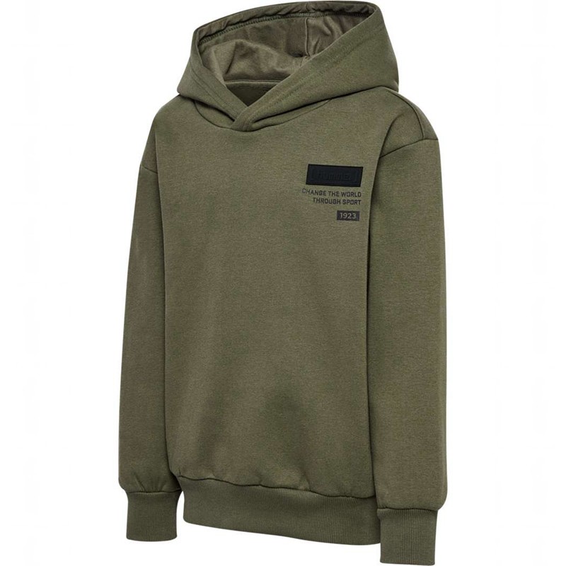 Dětské Mikina s Kapucí Hummel Archie Olivy Zelené | 401014-563