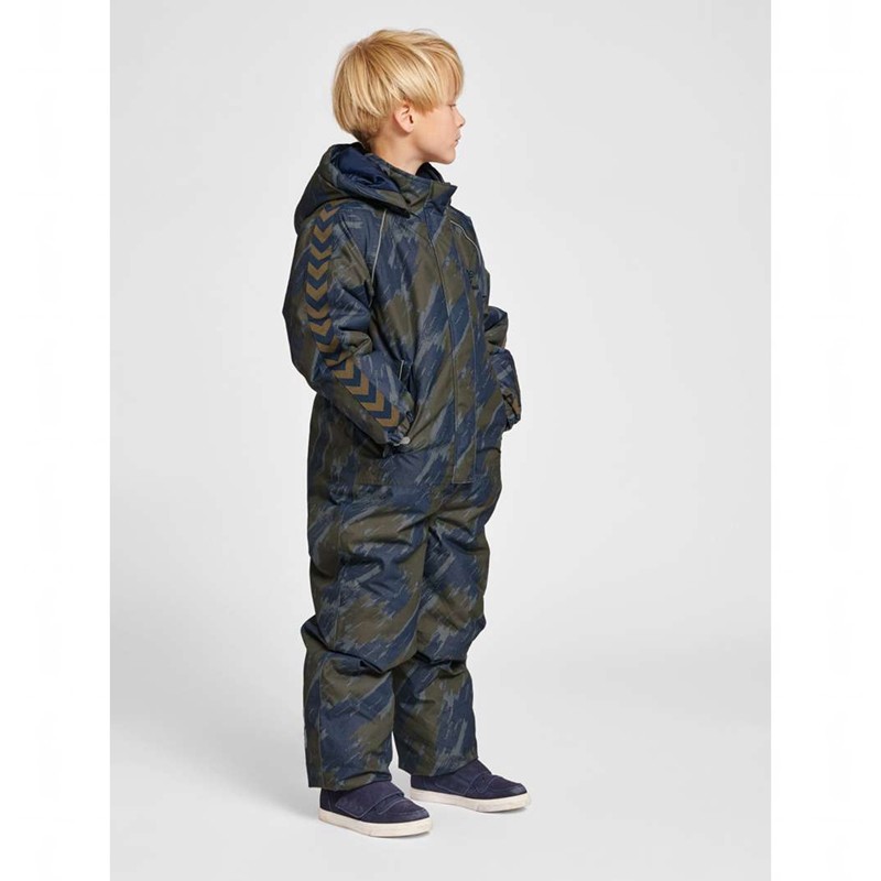 Dětské Mikina s Kapucí Hummel Artic Tex Snow Olivy Zelené | 167551-429