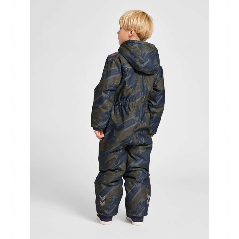 Dětské Mikina s Kapucí Hummel Artic Tex Snow Olivy Zelené | 167551-429
