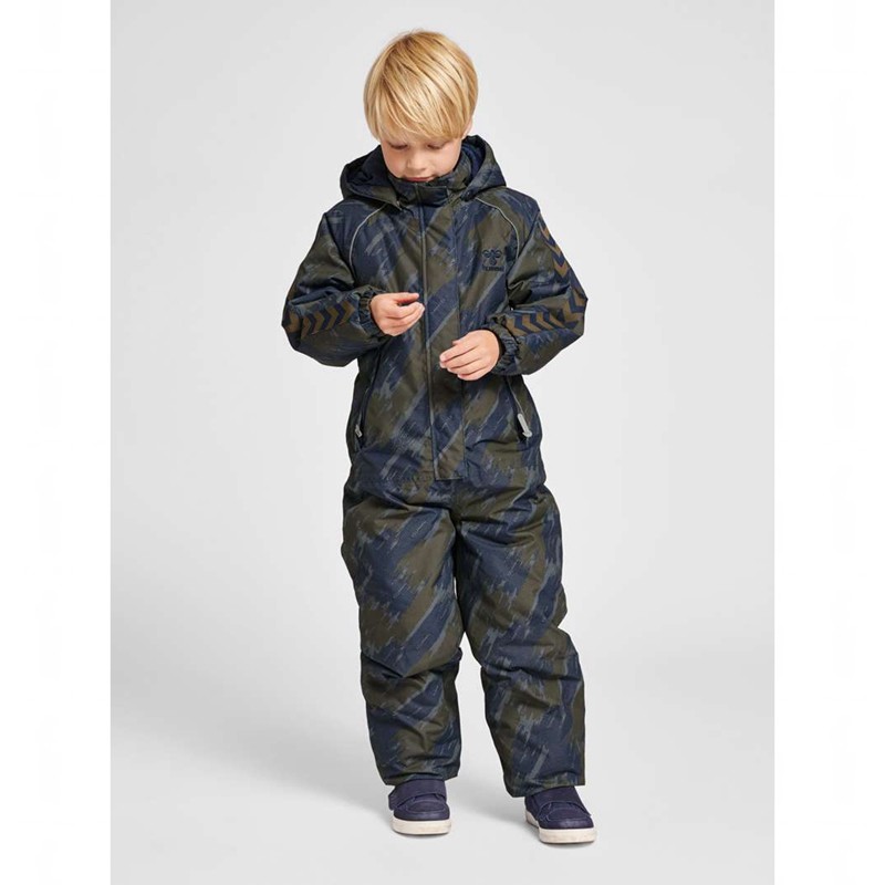 Dětské Mikina s Kapucí Hummel Artic Tex Snow Olivy Zelené | 167551-429