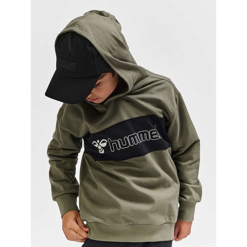 Dětské Mikina s Kapucí Hummel Atlas Olivy Zelené | 915206-693