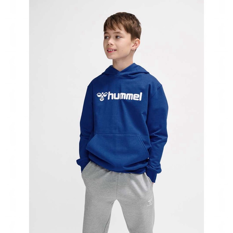 Dětské Mikina s Kapucí Hummel Go 2.0 Logo Blankyt | 116481-086