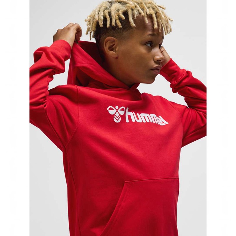 Dětské Mikina s Kapucí Hummel Go 2.0 Logo Červené | 858408-338