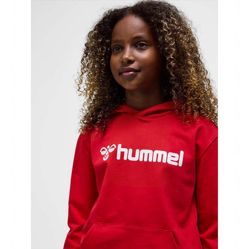 Dětské Mikina s Kapucí Hummel Go 2.0 Logo Červené | 858408-338