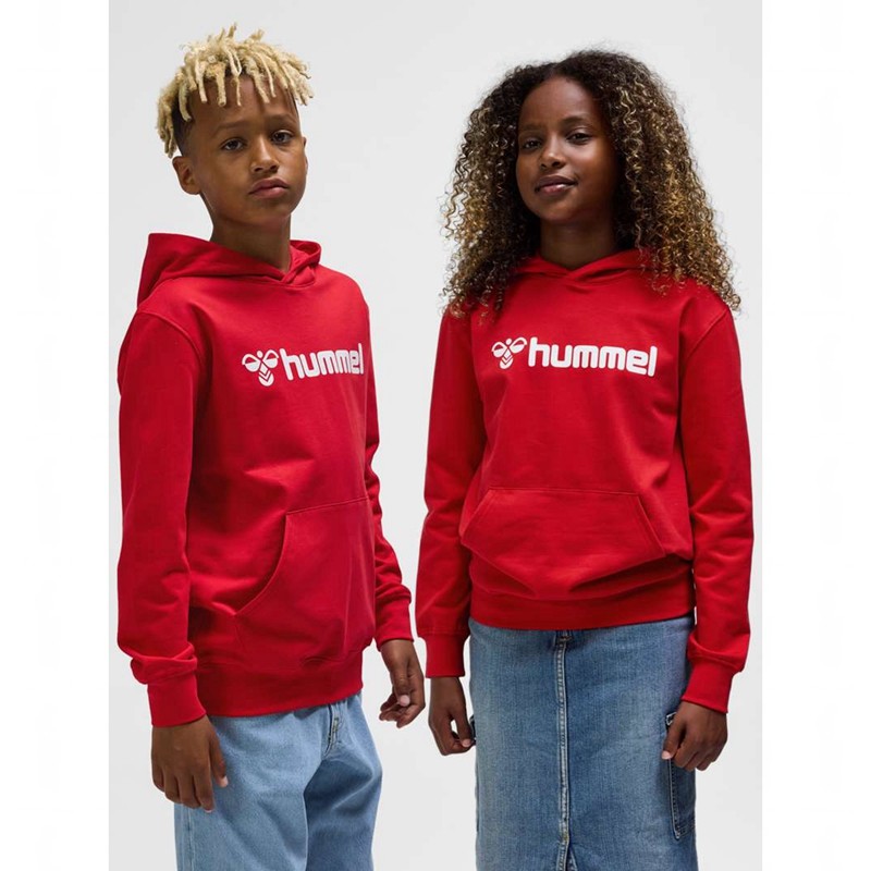 Dětské Mikina s Kapucí Hummel Go 2.0 Logo Červené | 858408-338