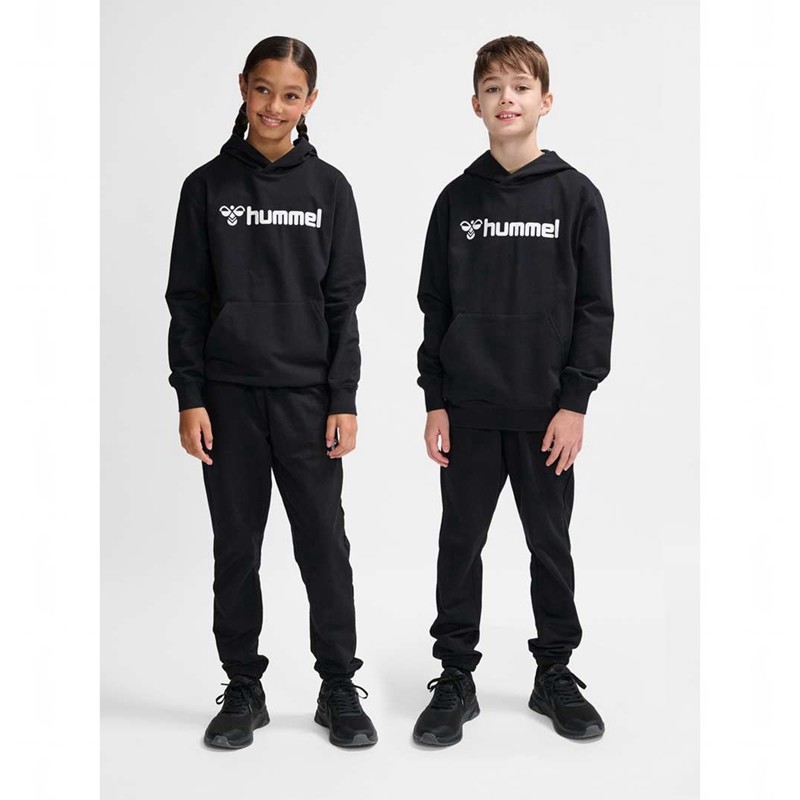 Dětské Mikina s Kapucí Hummel Go 2.0 Logo Černé | 163943-504