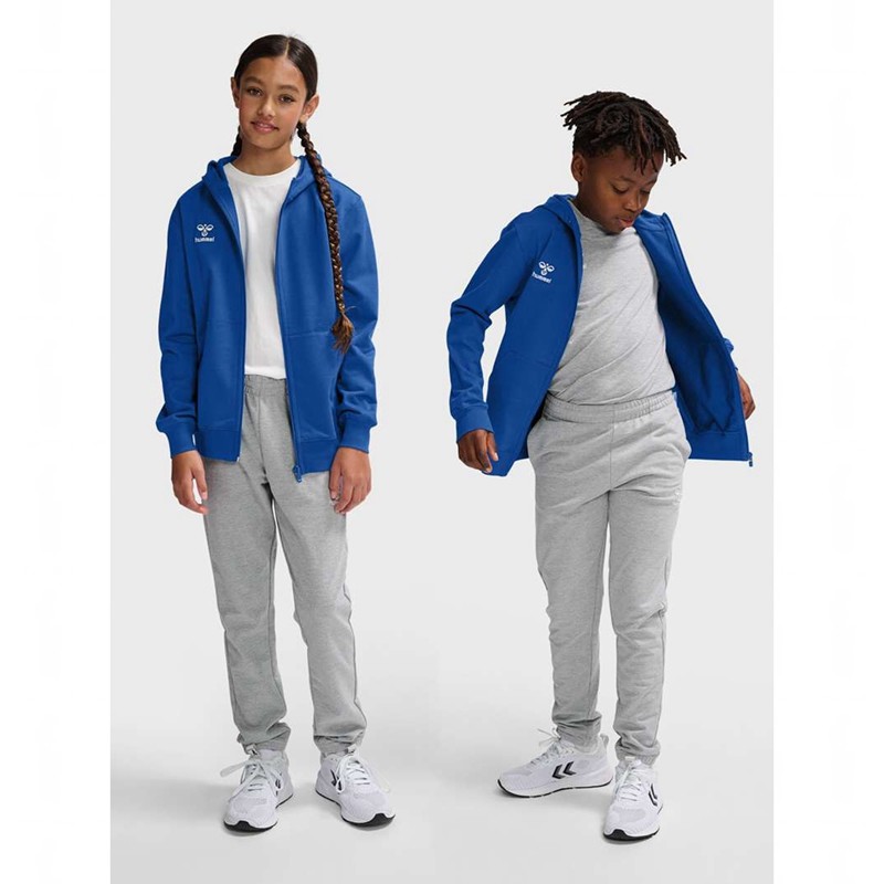 Dětské Mikina s Kapucí Hummel Go 2.0 Zip Blankyt | 733328-152