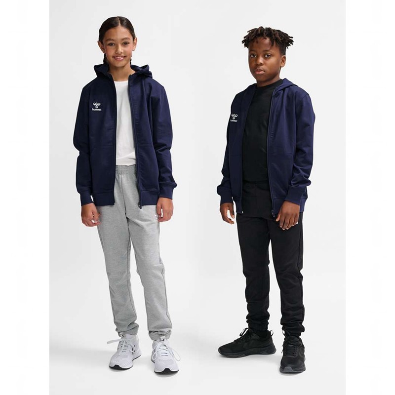 Dětské Mikina s Kapucí Hummel Go 2.0 Zip Tmavě Blankyt | 810251-516