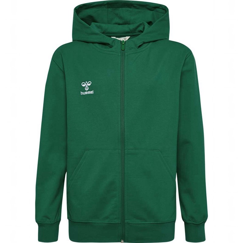 Dětské Mikina s Kapucí Hummel Go 2.0 Zip Zelene | 084350-293
