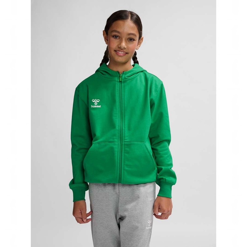 Dětské Mikina s Kapucí Hummel Go 2.0 Zip Zelene | 824761-230